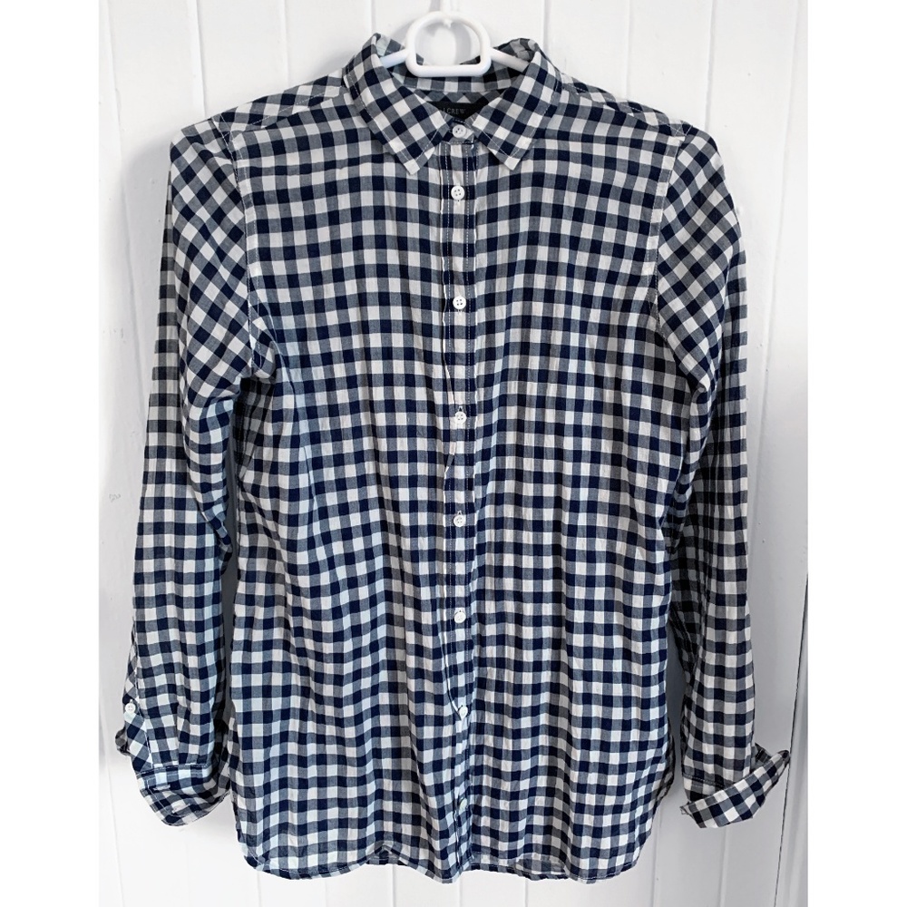 J.Crew Classic-Fit Boy Shirt In Crinkle Gingham